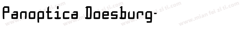 Panoptica Doesburg字体转换
